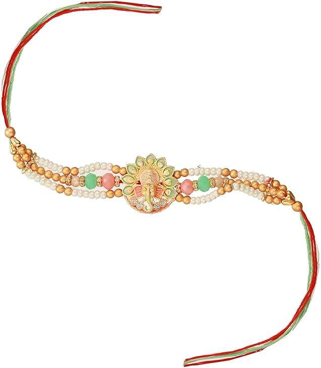 TIED RIBBONS Rakhi for Brother with Gift | Roli Tika - Raksha Bandhan Rakhi Bracelet for Brother Rakhi for Bhaiya | Bro Rakhi | Designer Rakhi - Image 6
