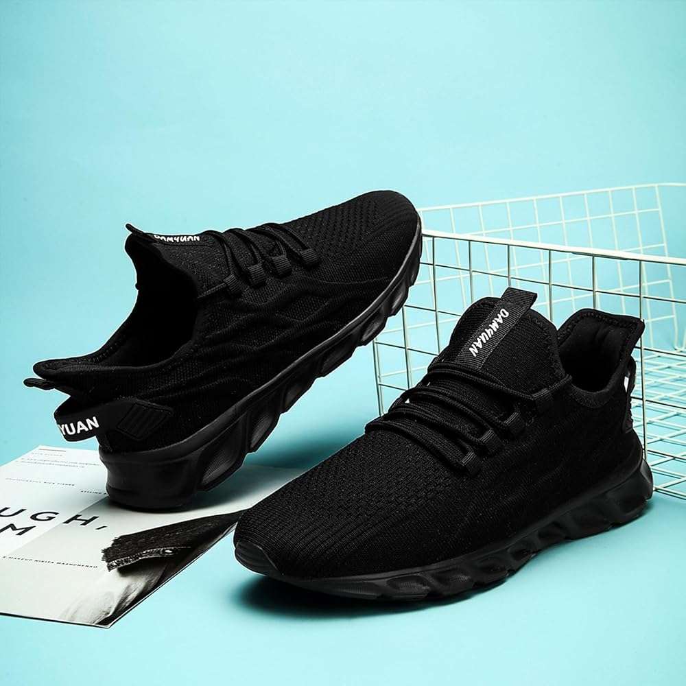 ZGPWZWL Mens Running Shoes Sneakers for Men Tennis Gym Athletic Lightweight Walking Comfortable Workout Sports Shoes - Image 2