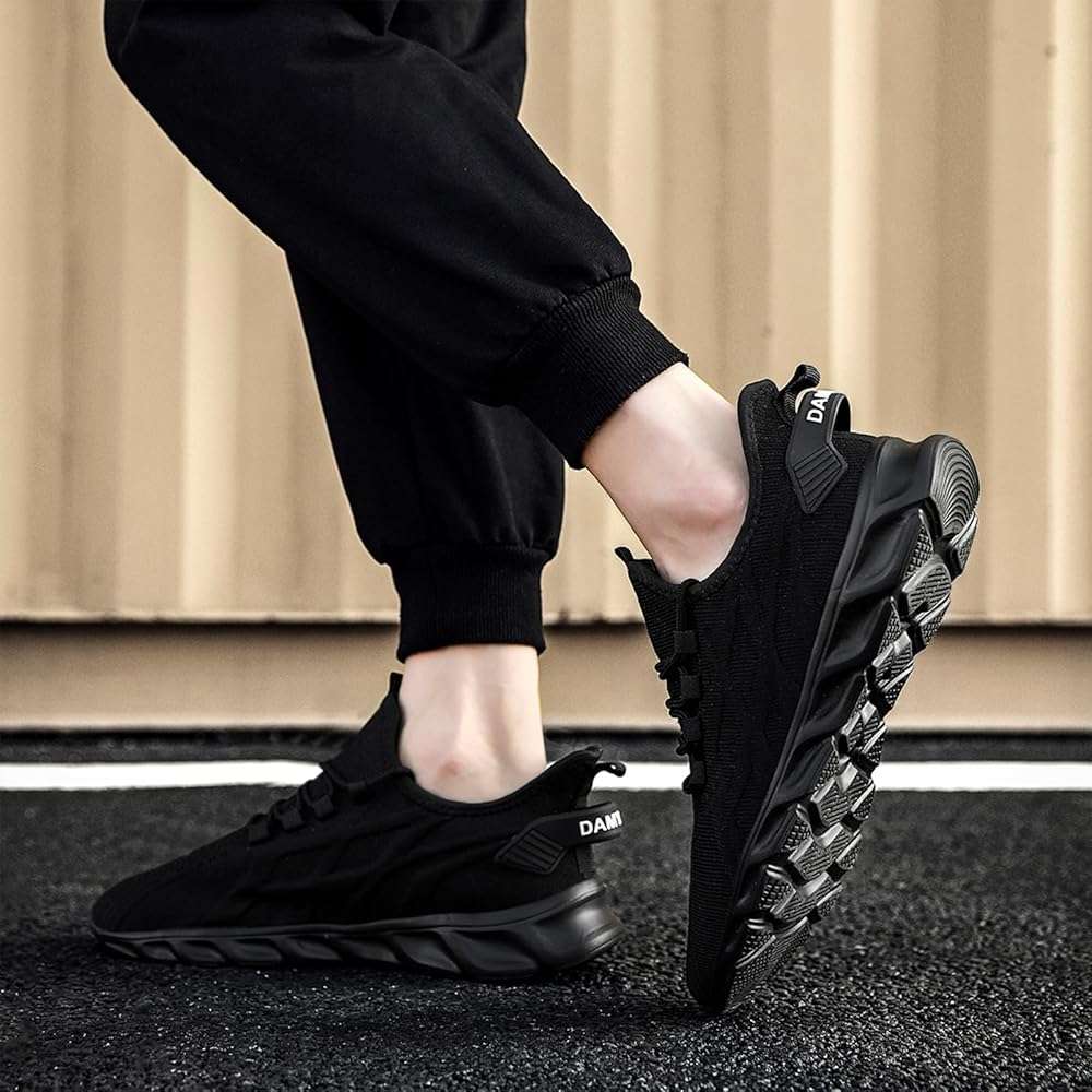 ZGPWZWL Mens Running Shoes Sneakers for Men Tennis Gym Athletic Lightweight Walking Comfortable Workout Sports Shoes - Image 3