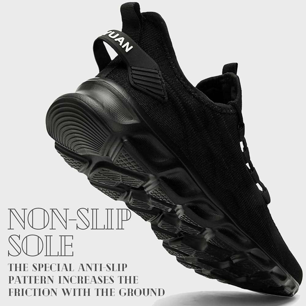 ZGPWZWL Mens Running Shoes Sneakers for Men Tennis Gym Athletic Lightweight Walking Comfortable Workout Sports Shoes - Image 7