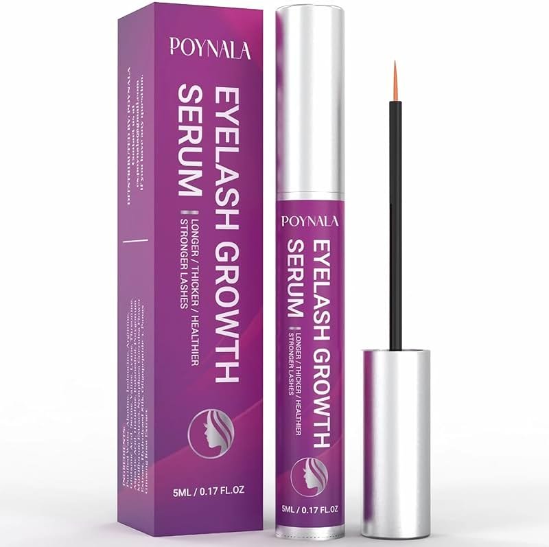 Premium Eyelash Growth Serum - Lash Enhancing Serum with Advanced Formula to Boost Longer Fuller and Thicker Looking Lashes - Vegan & Cruelty - Free Treatment 5mL 0.17 Fl Oz - Product Image