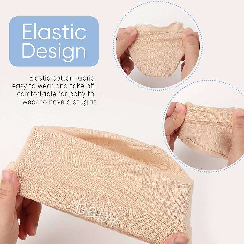 Newborn Baby Hats Mittens and Socks Set Cotton Infant Beanie Cap Socks Mittens for Newborn Baby Boy Girl 0-6 Month - Image 5