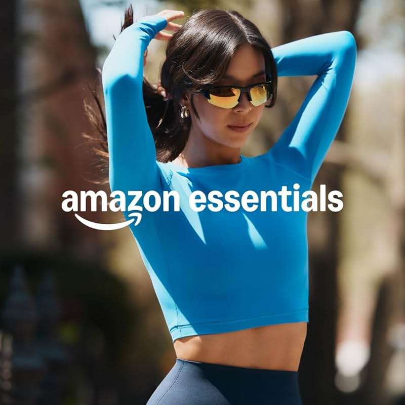 Amazon Essentials Women's Active FormFlex Buttery Soft Slim Fit Crop Layering Workout Top - Image 6