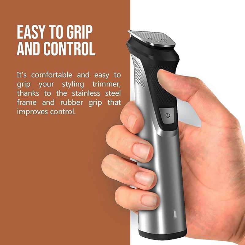 PHILIPS Multi Groomer 29 Piece Mens Grooming Kit, Trimmer for Beard, Head, Body, and Face - Premium Storage case - Image 6