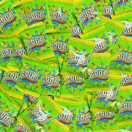 Dooboe Full Size Sour Gummy Worms Bulk Pack - 40 Packs (30 Gram Peg Bags) - Sour Squirmers Individually Wrapped for Kids and Adults, Parties, School, Pinata - Image 6