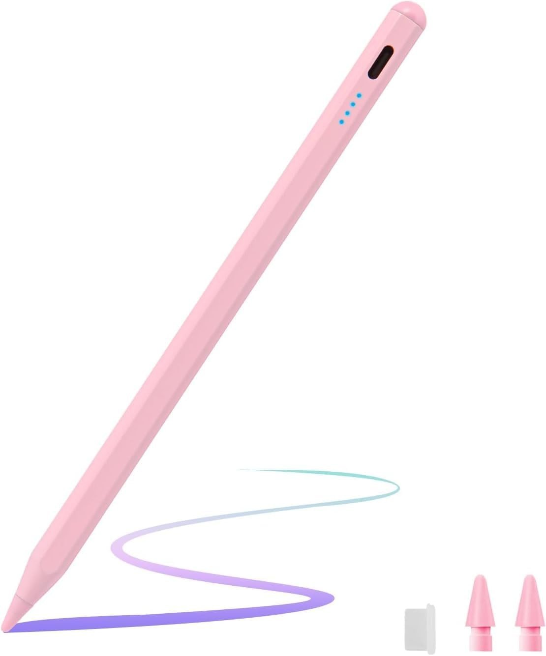 Stylus Pen for Samsung Galaxy Tab A11+/A11/A9+/A9/A8/A7 Tablet Pens for iOS/Android/Windows Stylists Pen with Dual Touch Screen Stylus Pencil (Pink) - Product Image
