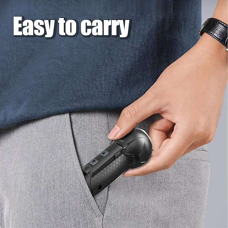 XLX 3.7V Cordless Electric Screwdriver Rechargeable portable Mini Rotary Home Gadget,Automatic Manual all in one with LED Light and USB- Type C Charging Cable Black - Image 6