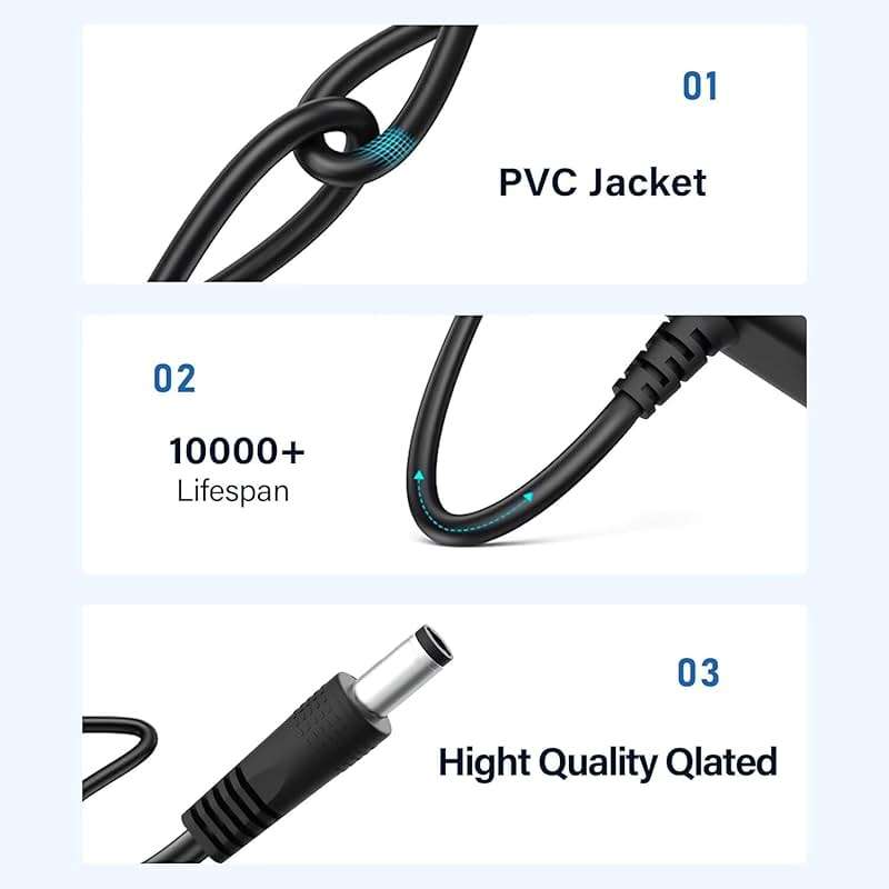 SRGTHE 18V Charger Compatible with Hypervolt Massage Gun Power for Hyperice 2 pro Power for Hypervolt 2 53200 038-00 for Hypervolt Go 55000 001-00 for Hypervolt Go 2 55200 for Vyper 3/2/go Power Cord - Image 2
