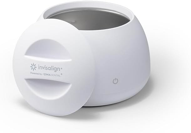 Invisalign Ultrasonic Cleaner | Powered by Zima Dental | Aligner and Retainer Cleaner | Arctic White - Product Image