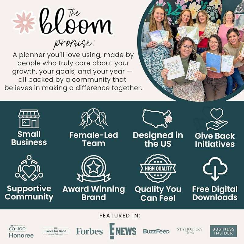 bloom daily planners 2026 Planner (January to December) - 8.5” x 11” Weekly & Monthly Dated Agenda Organizer Book with Stickers & Tabs - Flexible Soft Cover - Moments of Grace - Image 7