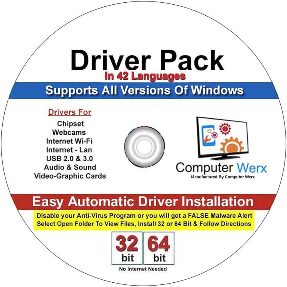 Computer Werx Compatible with/Replacement for Windows 11 Professional 64 Bit Install DVD with key, Repair, Recover & Restore DVD plus Open Office 2024 & Drivers pack DVD. 3 Pack - Image 5