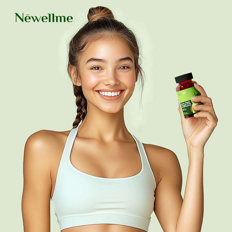 NEWELLME Sugar-Free Apple Cider Vinegar Gummies 1000mg ACV with The Mother + Vitamin B12 for Gut Health, Bloating Relief & Metabolism, Vegan Keto Gluten-Free, 120 Counts (Pack of 2) - Image 8