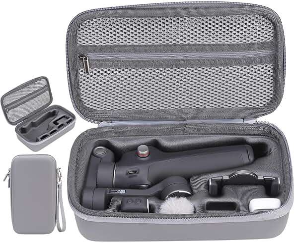FRONET Compact Travel Case for DJI Osmo Mobile 7/7P Smartphone Gimbal Stabilizer Accessories, Waterproof Storage Hand Bag Organizer Box for OM 7 Pro, Portable & Durable - Image 1