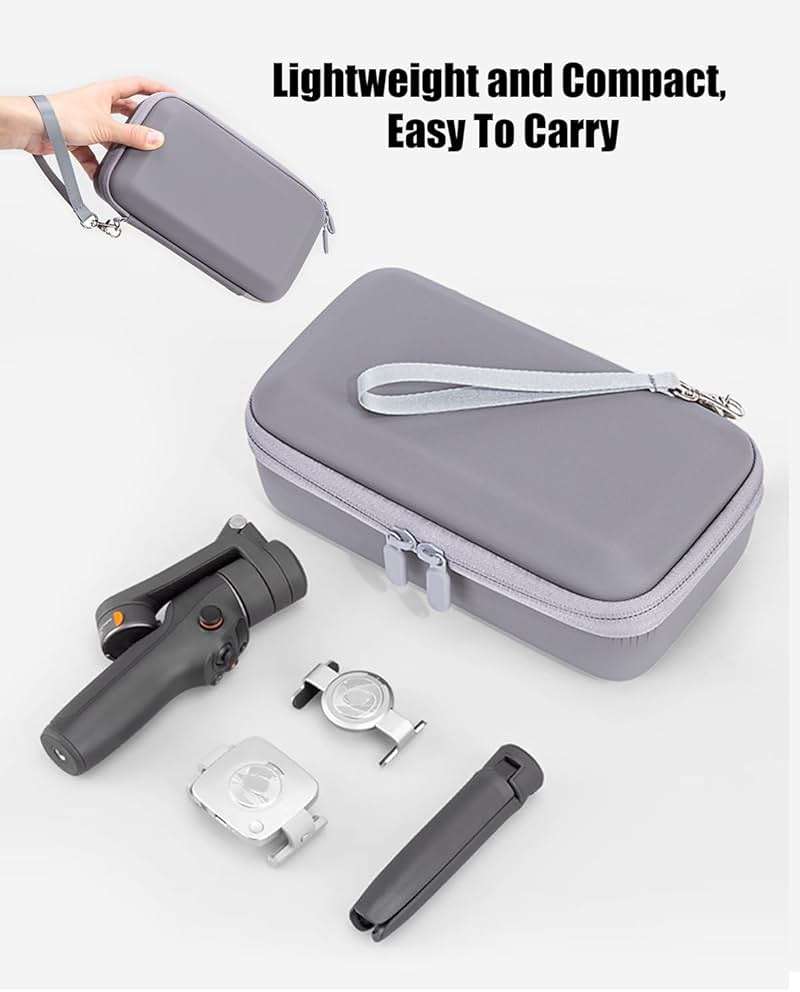 FRONET Compact Travel Case for DJI Osmo Mobile 7/7P Smartphone Gimbal Stabilizer Accessories, Waterproof Storage Hand Bag Organizer Box for OM 7 Pro, Portable & Durable - Image 3