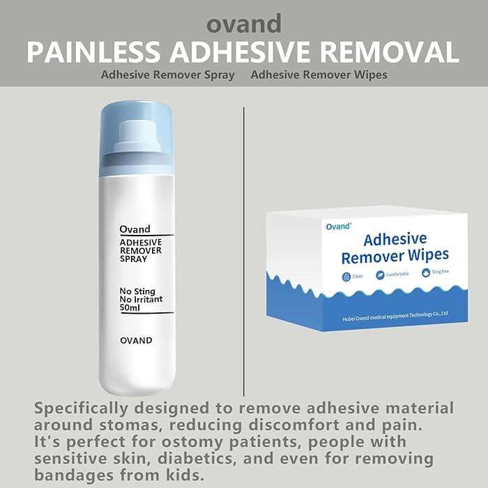 Adhesive Remover Spray,No Sting Medical Adhesive Remover for Skin,Ideal for Ostomy Patients,Sensitive Skin and Bandage Removal,Alcohol Free,50 ml - Image 4