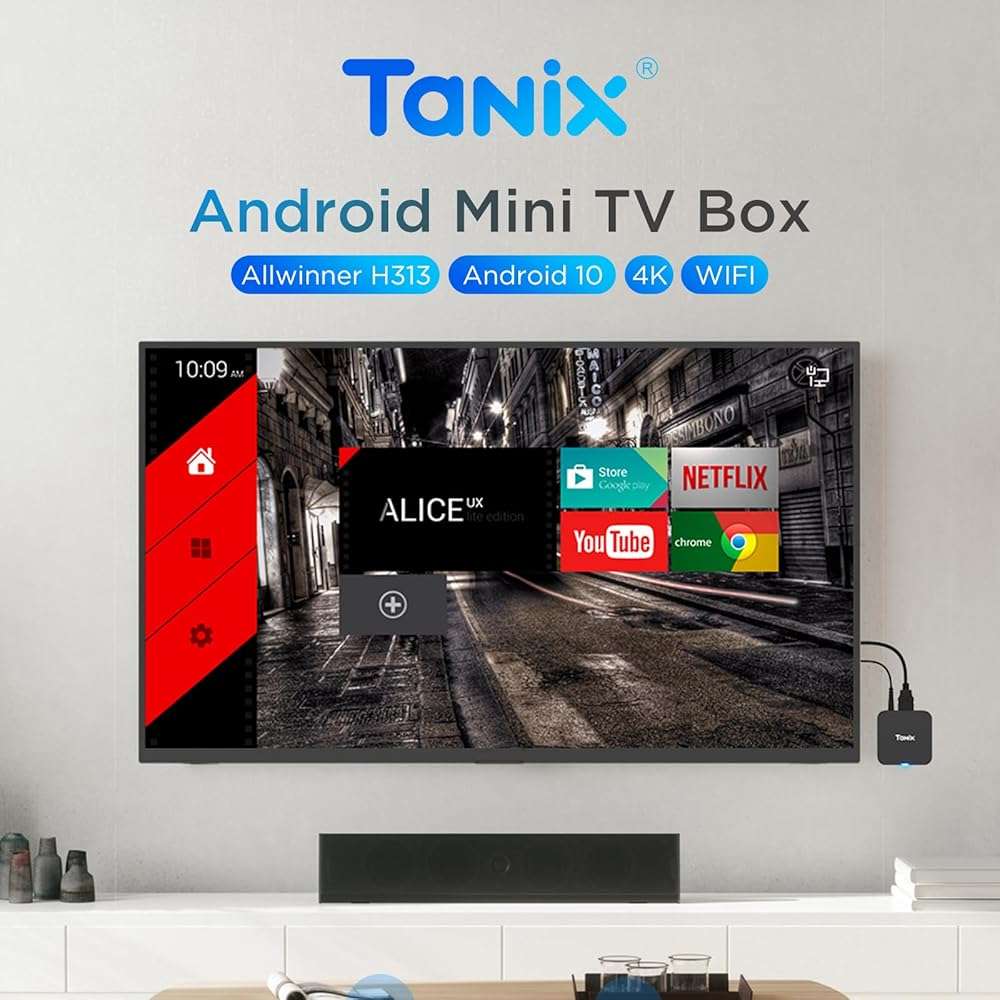 Android TV Box 10.0, Tx1 Mini Tv Box 2GB RAM 16GB ROM, Allwinner H313 Quad-Core ARM Cortex A53 Android Box, Support USB and 2.4G WiFi Compact 4k Smart TV Box. - Image 2