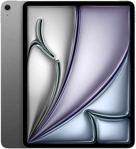 Apple iPad Air 13-inch with M3 chip Built for Apple Intelligence, Liquid Retina Display, 256GB, 12MP Front/Back Camera, Wi-Fi 6E, Touch ID, All-Day Battery Life — Space Gray - Product Image
