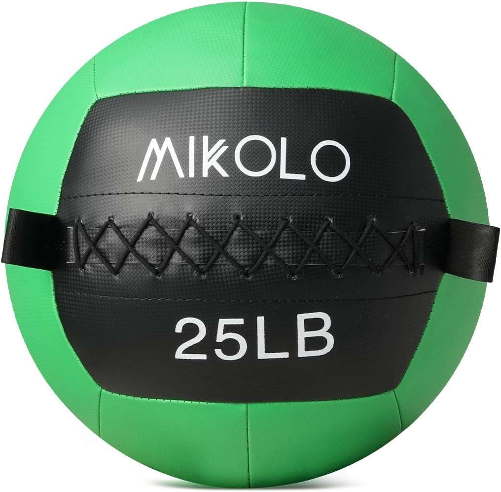 Mikolo Medicine Ball, Wall Ball,Soft Medicine Ball Set,Slam Ball for Core Training, Strength Workouts -Multi-Weight 10lbs 20lbs Exercise Balls for Home Gym, Functional Fitness (10/15/20/25LB) - Image 1