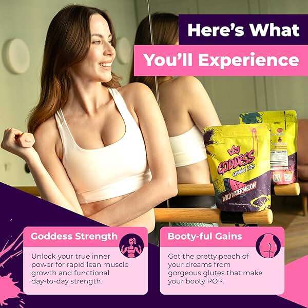 Primal Queen Goddess Creatine Gummies – Low-Sugar Chewable Creatine for Women | Booty and Muscle Builder, Faster Recovery, Strength | High-Potency Wild Watermelon Flavor – 150 Bites (5g per Serving) - Image 5
