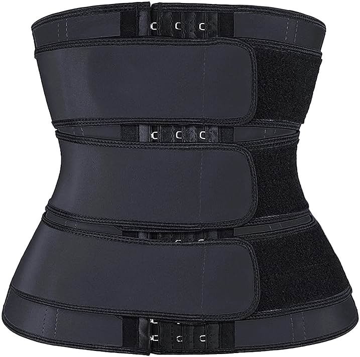 Women's Sweat Waist Trainer Corset Trimmer Shaper Belt Slimming Tummy Wrap Belt For Weigh Loss Plus Size Sauna Belt - Product Image