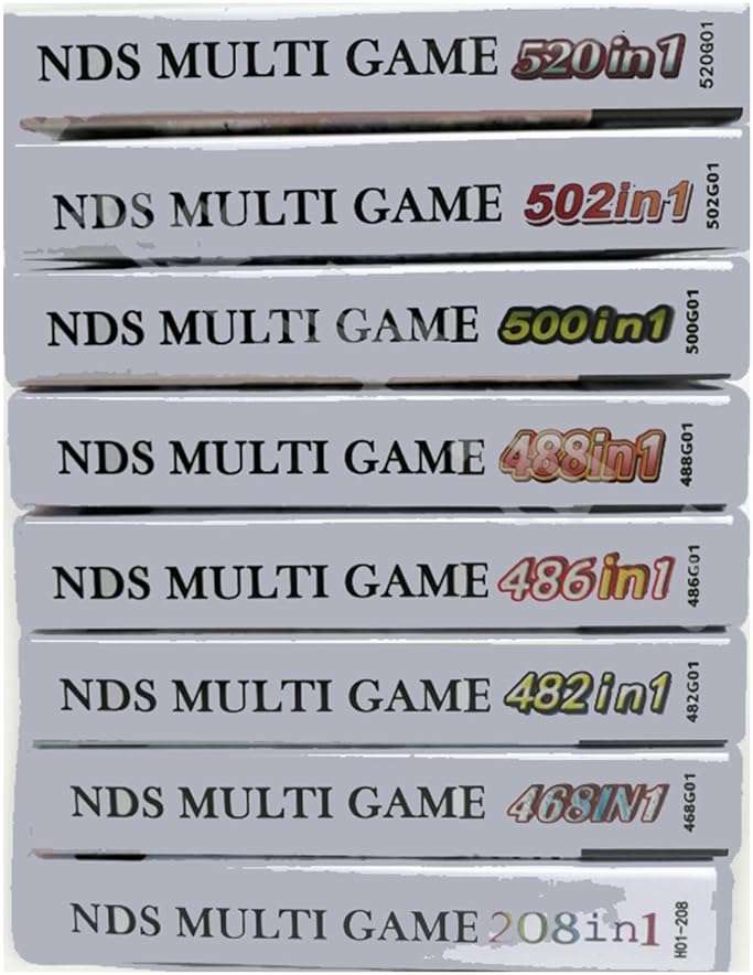 23/356/486/502 in 1 MULTI CART Super Combo Video Games Cartridge Card for Nintendo DS NDS 3DS XL 3DSXL 2DS NDSL NDSI (356 in 1) - Image 1