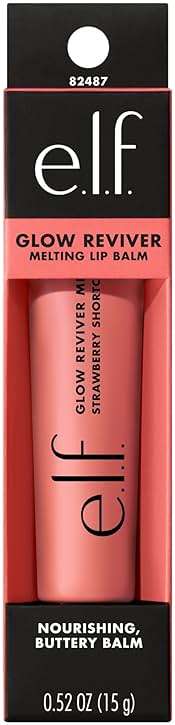 e.l.f. Glow Reviver Melting Lip Balm, Hydrating Tinted Lip Balm For A Glossy Finish & Soft, Supple Lips, Vegan & Cruelty-Free, Strawberry Shortcake - Image 9