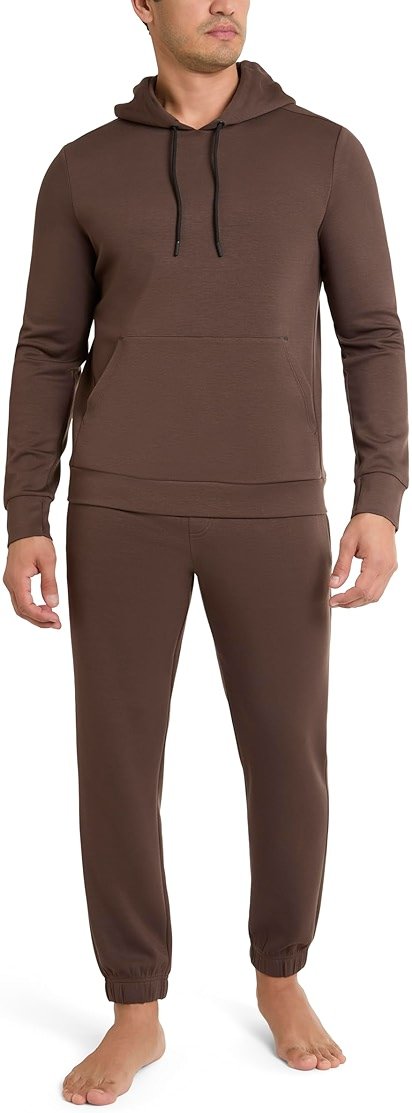 Jockey Men's 2 Piece Luxe Pullover Hoodie and Jogger Set - Product Image