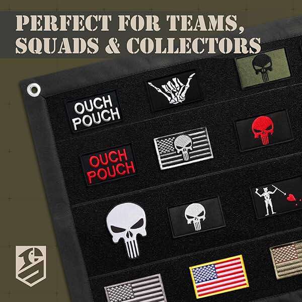 Bluyellow 2-Pack Ouch Pouch Patch Hook & Loop Embroidered Medical EMS First Aid Patch for Backpack Tactical Vest Ifak Pouch First Aid Kit Bag Dog Vest MOLLE 2x3 Inches - Image 5
