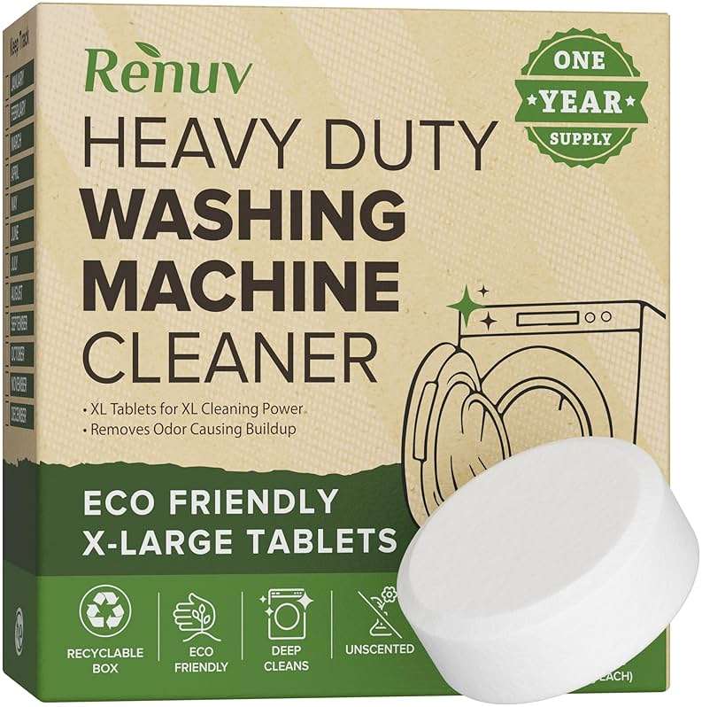 Renuv® Washing Machine Cleaner + Dishwasher Cleaner Bundle - Heavy Duty Appliance Deep Cleaning, Descaling and Deodorizing - Image 2