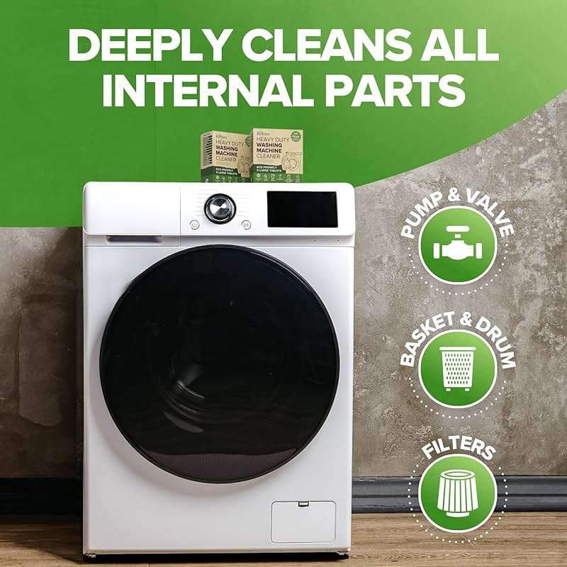 Renuv® Washing Machine Cleaner + Dishwasher Cleaner Bundle - Heavy Duty Appliance Deep Cleaning, Descaling and Deodorizing - Image 4