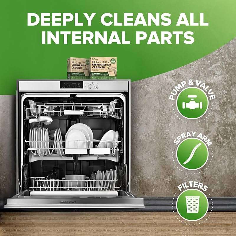 Renuv® Washing Machine Cleaner + Dishwasher Cleaner Bundle - Heavy Duty Appliance Deep Cleaning, Descaling and Deodorizing - Image 7