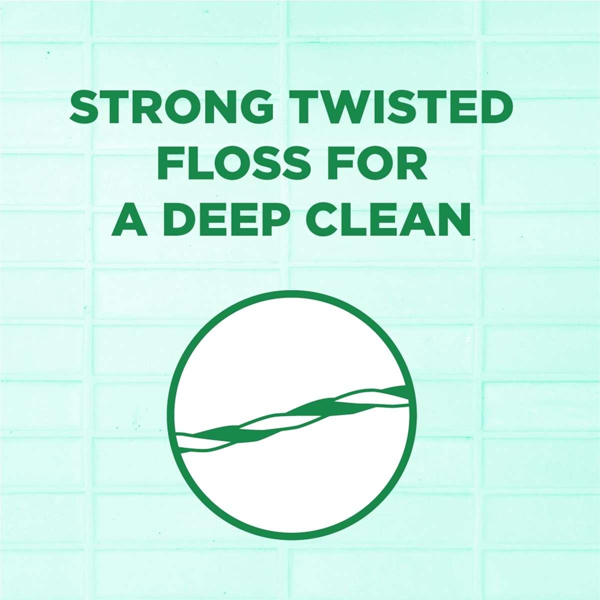 GUM Twisted Mint Dental Floss Picks, Twisted Threads with Shred-Resistant Floss & Easy-Grip Handle, Mint Flavor, 150 Count - Image 5
