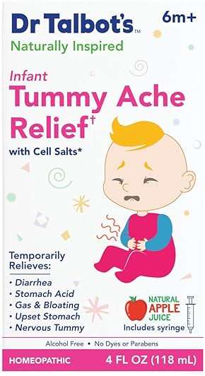 Dr. Talbot's Infant Tummy Ache Relief with Cell Salts - 4 fl oz - Naturally Inspired Kids Stomach Relief - Natural Apple Flavor - Includes Syringe - Image 3