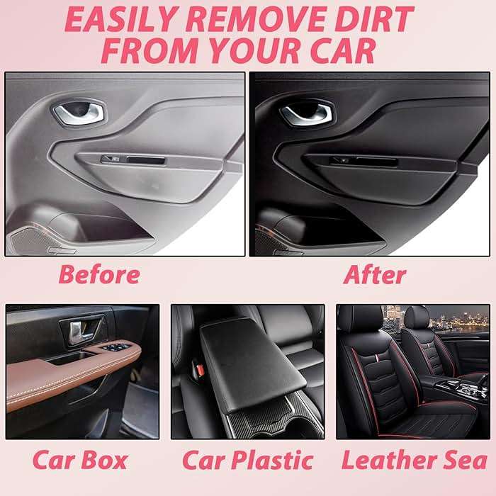 Car Interior Cleaner,Vehicle Interior Polish,Interiors Detailer Spray,Total Cars Interior Cleaner Rejuvenation,Decontamination,Interior All Purpose Car Cleaner (2PCS*100ml) - Image 4