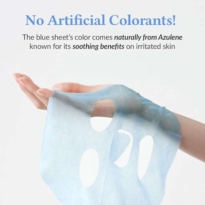 Dr.Althea Aqua Blue Hydration Mask | Reduce Facial Puffiness with Tannins | Sheet Mask for Long-Lasting Hydration | Vegan Korean Skincare (Pack of 4) - Image 5