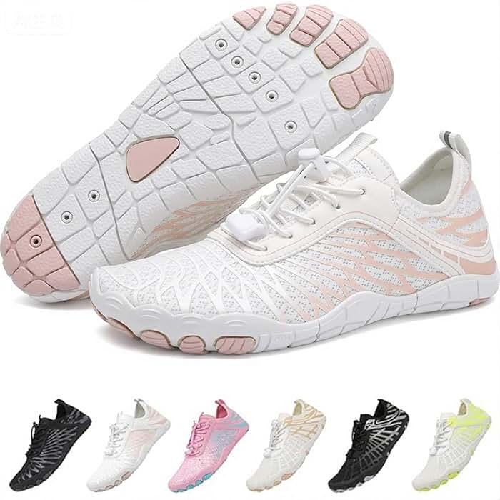 Barefoot Shoes for Women & Men, Grounded Walking Hiking Barefoot Shoes, Wide Toe Box Non-Slip Water Athletic Footwear, Comfortable Vitality Barefoot Footwear, Trail Running Sneakers Unisex - Product Image