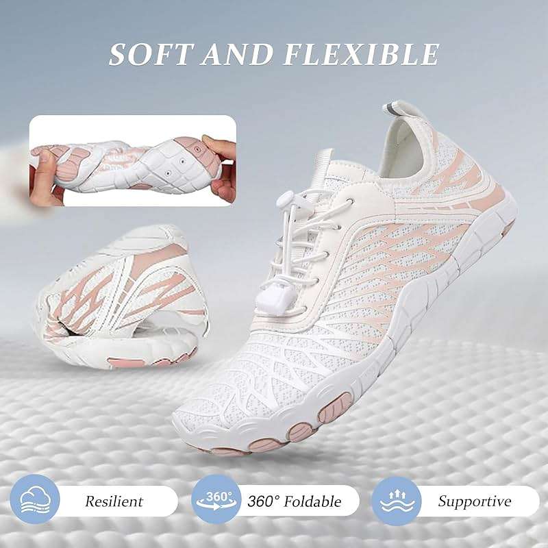 Barefoot Shoes for Women & Men, Grounded Walking Hiking Barefoot Shoes, Wide Toe Box Non-Slip Water Athletic Footwear, Comfortable Vitality Barefoot Footwear, Trail Running Sneakers Unisex - Image 6