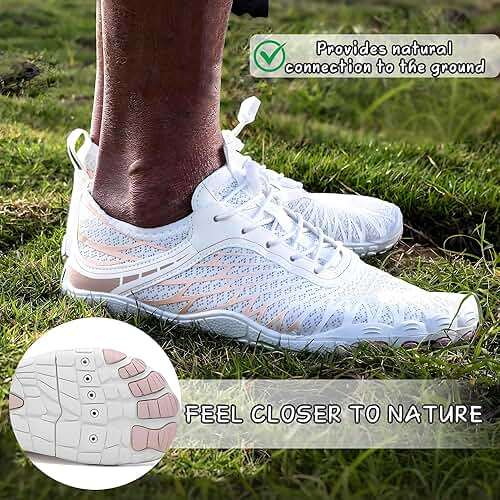 Barefoot Shoes for Women & Men, Grounded Walking Hiking Barefoot Shoes, Wide Toe Box Non-Slip Water Athletic Footwear, Comfortable Vitality Barefoot Footwear, Trail Running Sneakers Unisex - Image 7