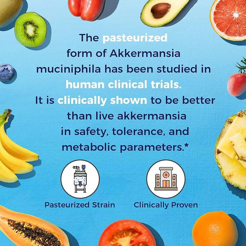 Vitalitown Akkermansia Probiotic GLP-1 with Chicory Inulin | 2 Billion TFU | Akkermansia Muciniphila Probiotics for Men & Women | Gut Health | Digestion | Non-GMO | 60 Veg Caps - Image 4