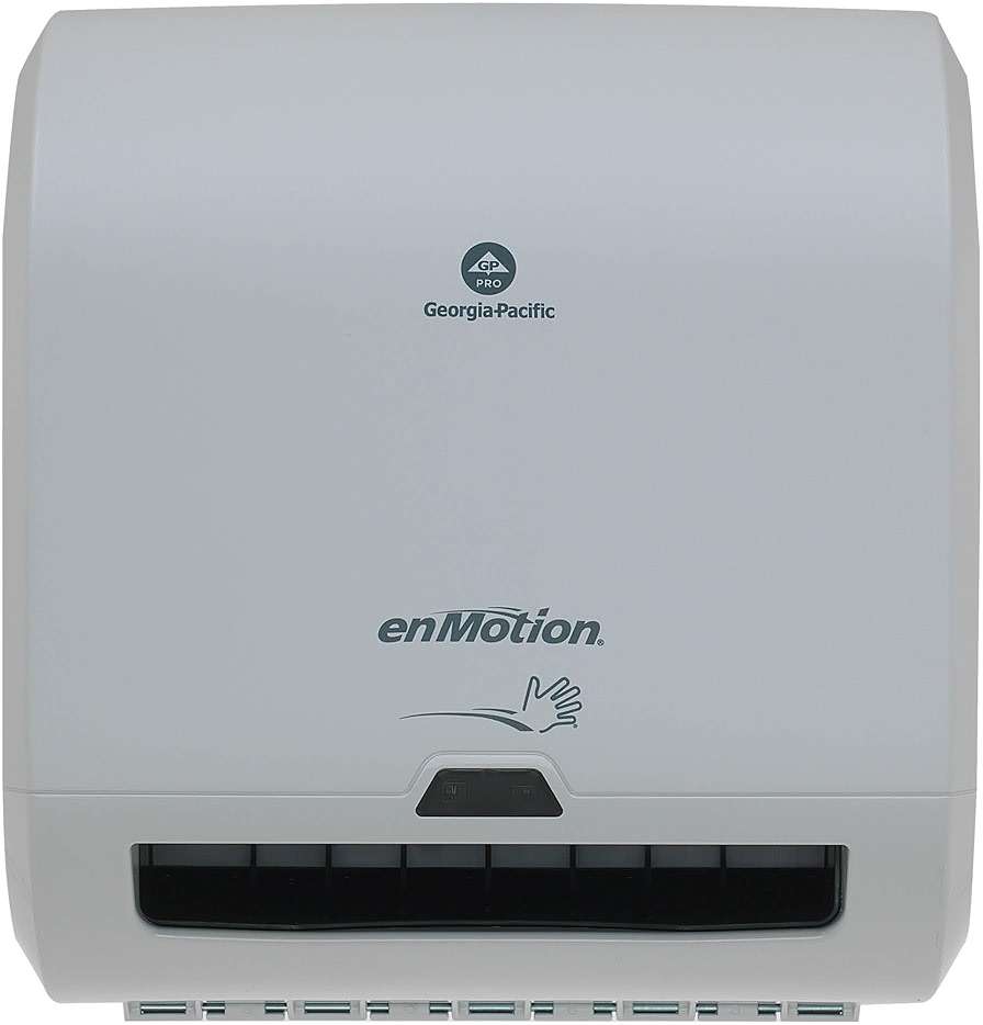 enMotion Georgia‑Pacific (by GP PRO) Impulse 8 in 1‑Roll Automated Touchless Paper Towel Dispenser, Gray, 59497A - Image 1