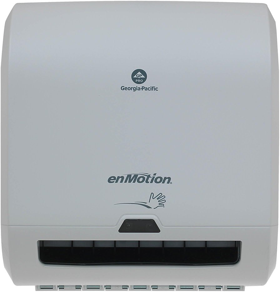 enMotion Georgia‑Pacific (by GP PRO) Impulse 8 in 1‑Roll Automated Touchless Paper Towel Dispenser, Gray, 59497A - Product Image