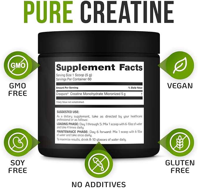 VITRUALS Creapure Creatine Monohydrate Powder – 10.58oz (0.66lb) (300g) German Creatine – Ultra-Pure for Strength & Recovery – 100% Made in Germany – with Scoop – Vegan, Keto-Friendly, Gluten-Free - Image 7