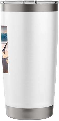 Tralalero Tralala Funny Gen Alpha Shark Meme Stainless Steel Insulated Tumbler - Image 3