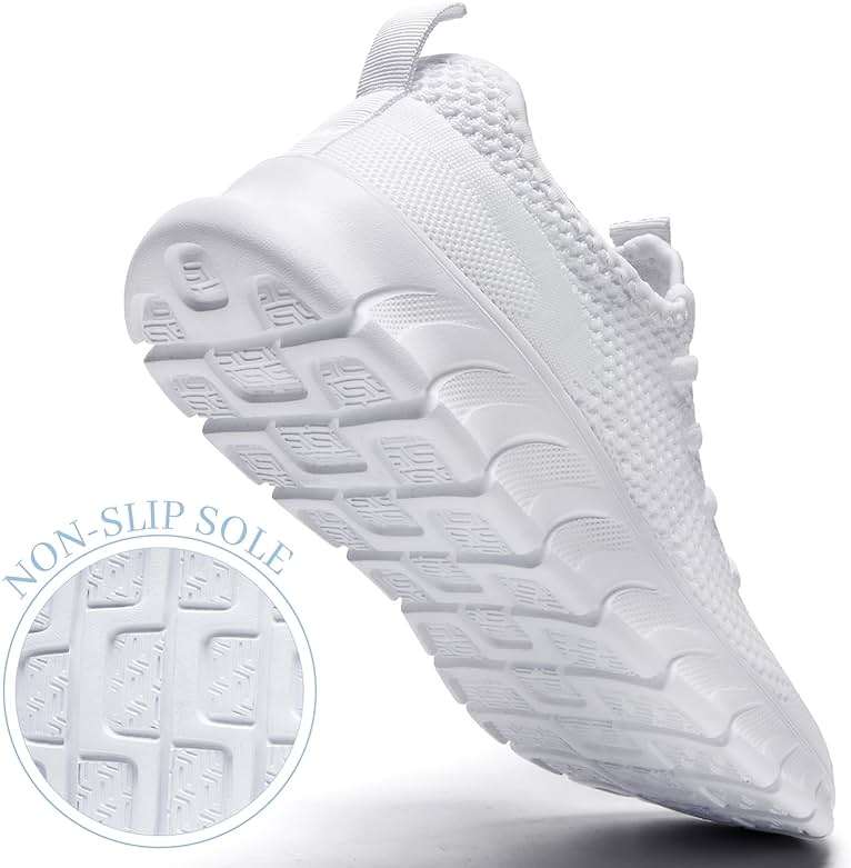 RJYWGS Running Shoes for Men Womens Walking Tennis Gym Sneakers Slip On Comfortable Lightweight Athletic Workout Fashion Sports Shoes - Image 4