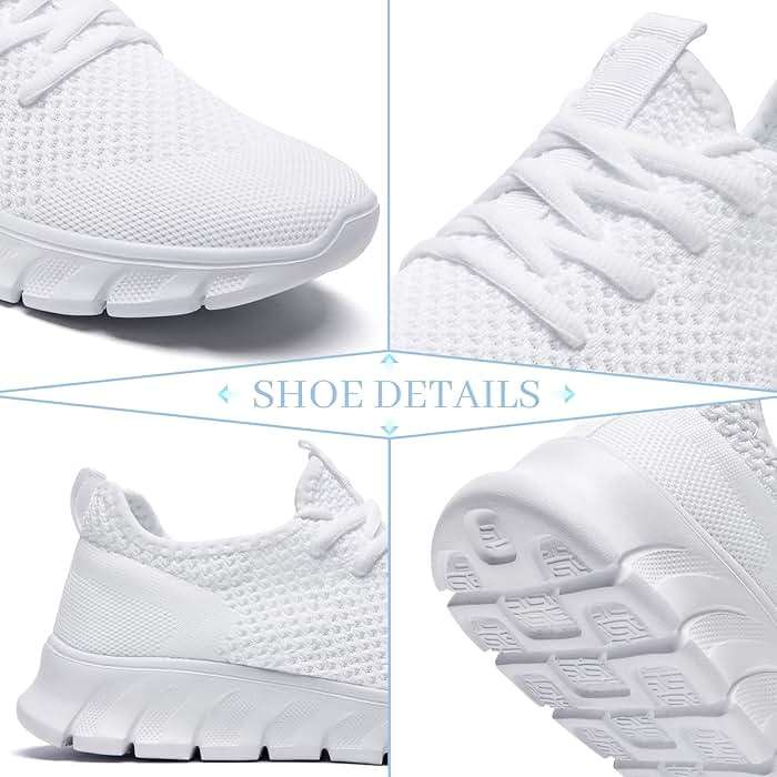 RJYWGS Running Shoes for Men Womens Walking Tennis Gym Sneakers Slip On Comfortable Lightweight Athletic Workout Fashion Sports Shoes - Image 5