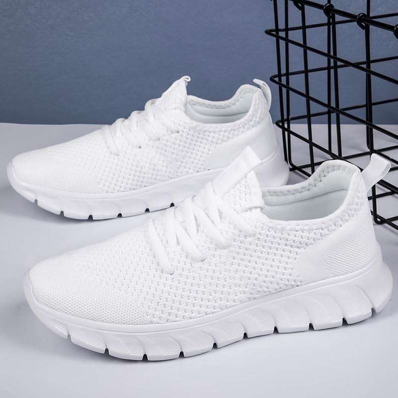 RJYWGS Running Shoes for Men Womens Walking Tennis Gym Sneakers Slip On Comfortable Lightweight Athletic Workout Fashion Sports Shoes - Image 6