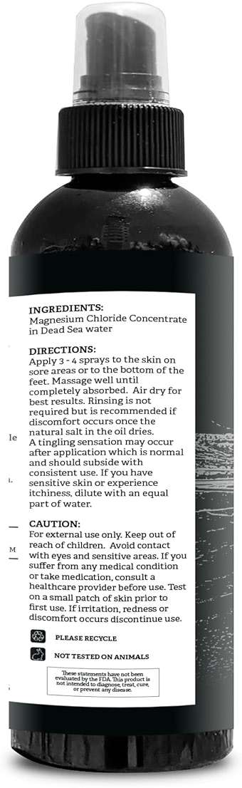 Aromasong Magnesium Oil Spray for Feet & Body – 23mg Magnesium per Spray – Topical Magnesium Spray for Calm Sleep & Leg Discomfort – 2 Pack 8 oz, Made in USA - Image 9