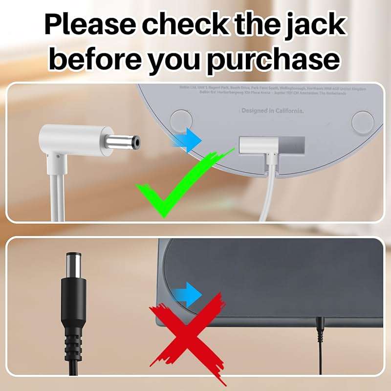 DC 15V Adapter for Belkin Boost Charge Pro WIZ009 K7SWIZ009 WIZ010 WIZ016 WIZ017 WIZ017TT WH BK 3-in-1 Power Cord for 2ACR040G NJ 2ACR040GNJ Charger Power Supply - Image 3
