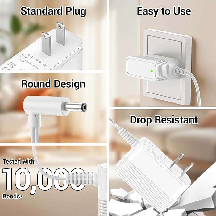 DC 15V Adapter for Belkin Boost Charge Pro WIZ009 K7SWIZ009 WIZ010 WIZ016 WIZ017 WIZ017TT WH BK 3-in-1 Power Cord for 2ACR040G NJ 2ACR040GNJ Charger Power Supply - Image 5