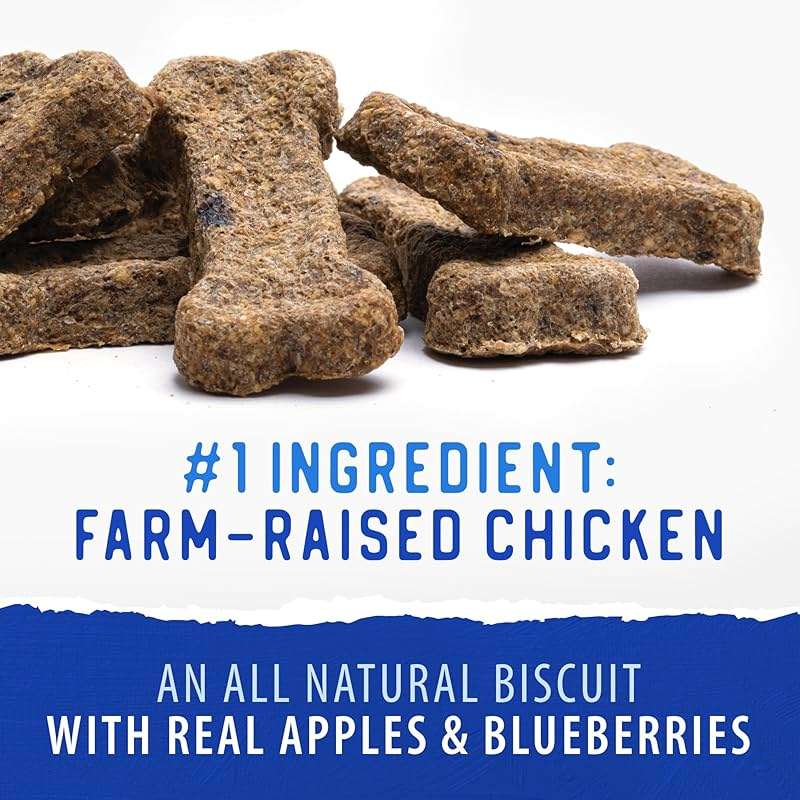 Caledon Farms The Dodo Crunchy Biscuits - Chicken with Apple & Blueberry 19.5oz, Dog Treats, Biscuits - Image 3
